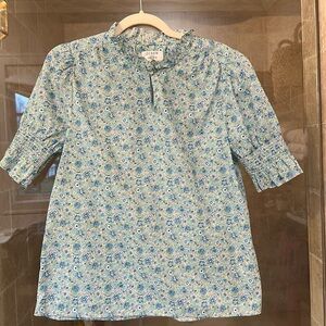 J Crew Top Womens Liberty Amelie Cottagecore, size medium, excellent condition